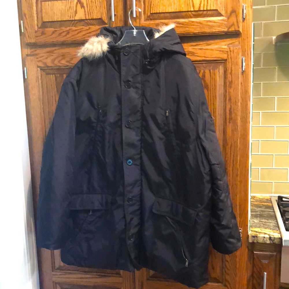 LL Cool J XXL Black Winter coat in EUC